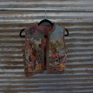 Vintage Oriental Vest.